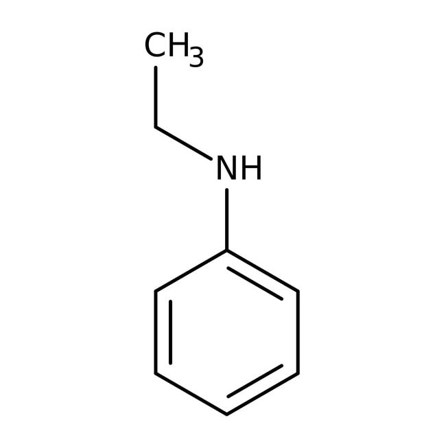 N-Ethylaniline, 98%, C8H11N, CAS Number-