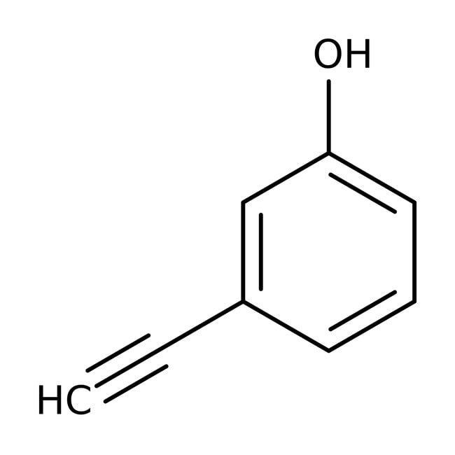 3-Hydroxyphenylacetylene, 97%, C8H6O, CA