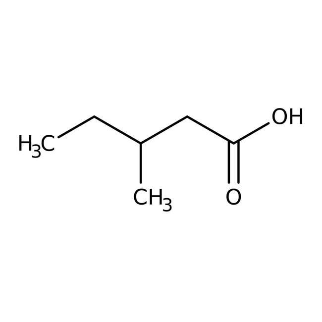 3-Methylvaleric acid, 99%, C6H12O2, CAS