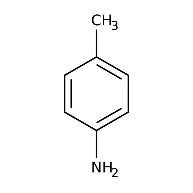 p-Toluidine, >-99%, C7H9N, CAS Number-10