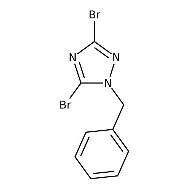 1-benzyl-3,5-dibromo-1H-1,2,4-triazol, M
