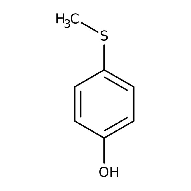 4-(Methylthio)phenol, 98%, C7H8OS, CAS N