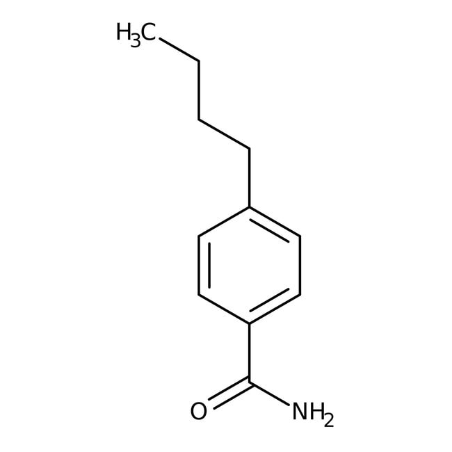 4-n-Butylbenzamide, 97%, C11H15NO, CAS N