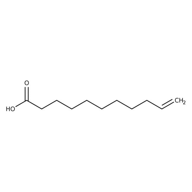 10-Undecenoic acid, 99%, C11H20O2, CAS N