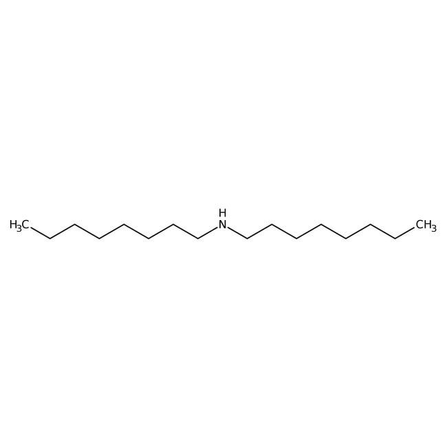 Di-n-octylamine, 98%, C16H35N, CAS Numbe