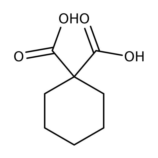 1,1-Cyclohexanedicarboxylic acid, 95%, C