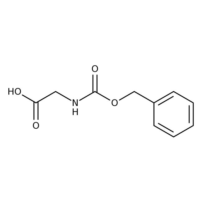 N-Benzyloxycarbonylglycine, >-98%, C10H1