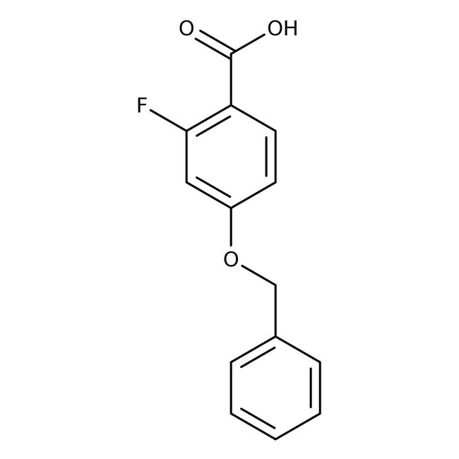 4-Benzyloxy-2-fluorobenzoic acid, 98%, C