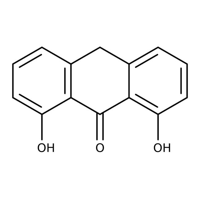1,8,9-Trihydroxyanthracene, 97%, C14H10O