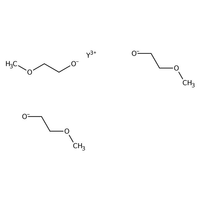 Yttrium(III) 2-methoxyethoxide, C9H21O6Y