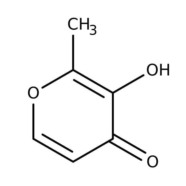3-Hydroxy-2-methyl-4-pyrone, 99%, C6H6O3