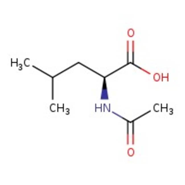 N-Acetyl-L-leucine, 99%, C8H15NO3, CAS N