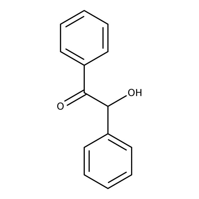 Benzoin, 99%, C14H12O2, CAS Number-119-5