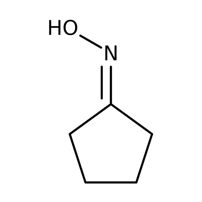 Cyclopentanone oxime, 97%, C5H9NO, CAS N