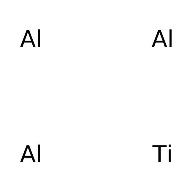 Titanaluminid, 99.5 % (Metallbasis), The