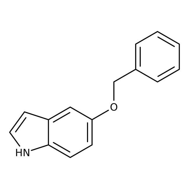 5-Benzyloxyindole, 94%, C15H13NO, CAS Nu