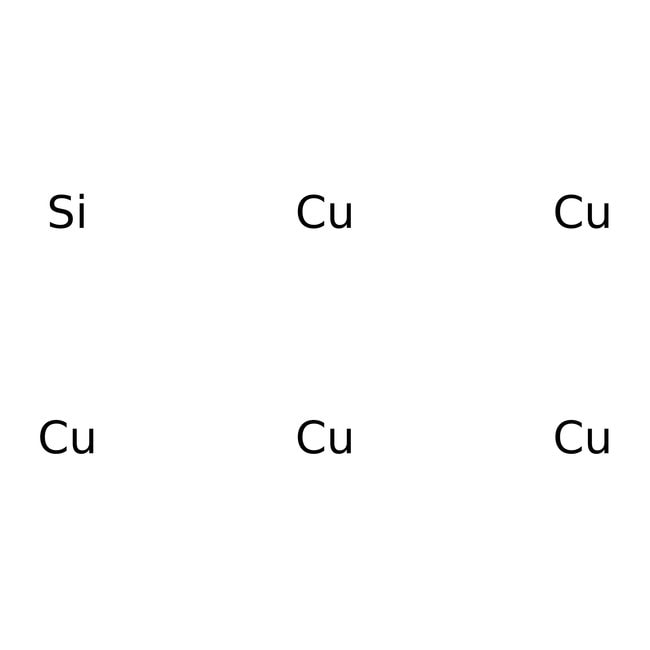 Kupfersilizid, silberfarbene Stücke, 99.