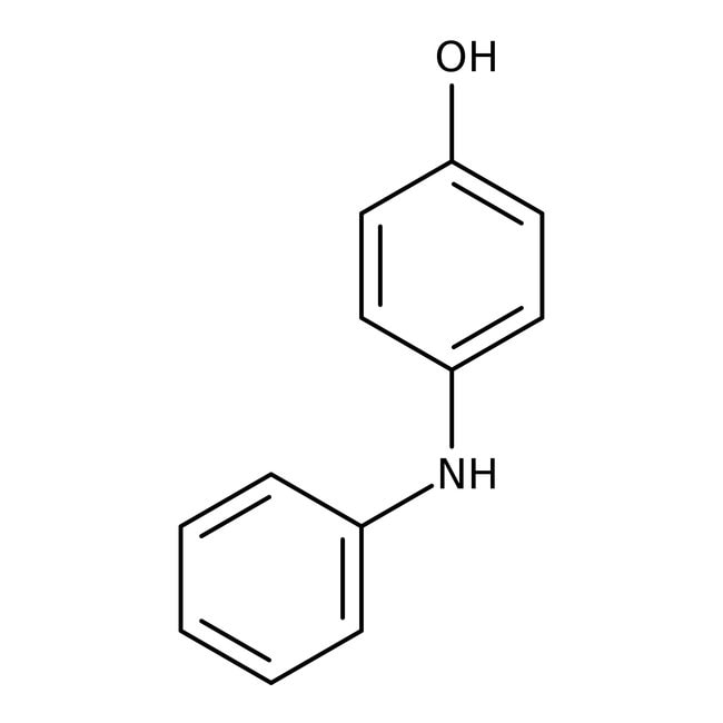 4-Hydroxydiphenylamine, 98%, C12H11NO, C