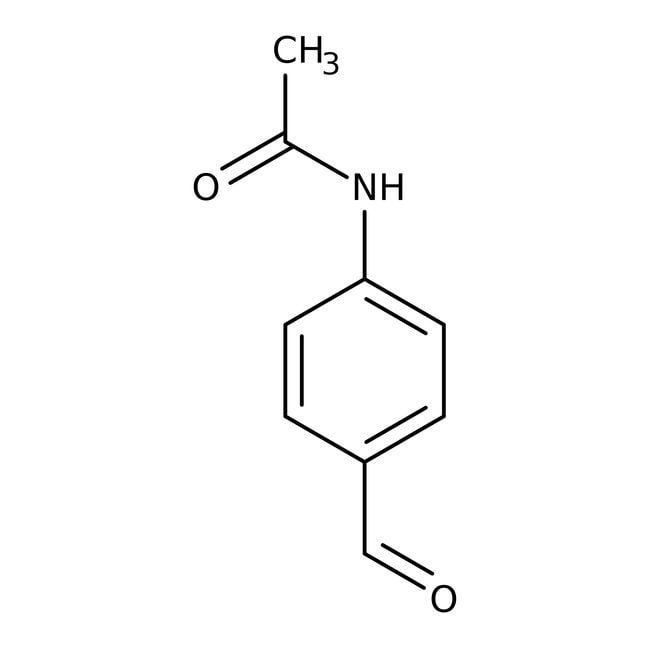 4-Acetamidobenzaldehyde, 98%, C9H9NO2, C