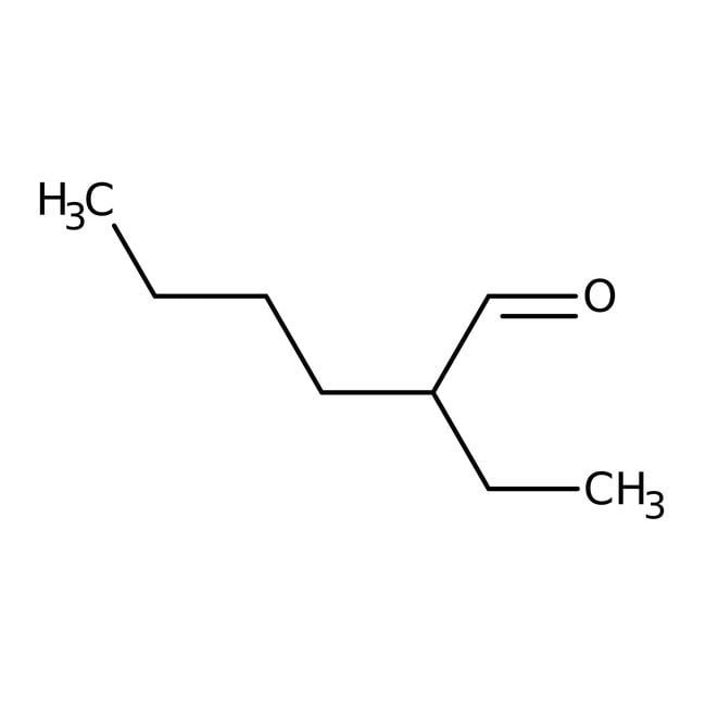2-Ethylhexanal, 96%, C8H16O, CAS Number-