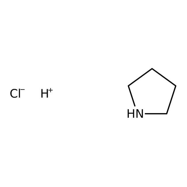Pyrrolidine, 99%, C4H9N, CAS Number-123-