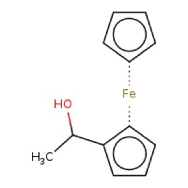 (+/-)-1-Ferrocenylethanol, 99%, C12H14Fe