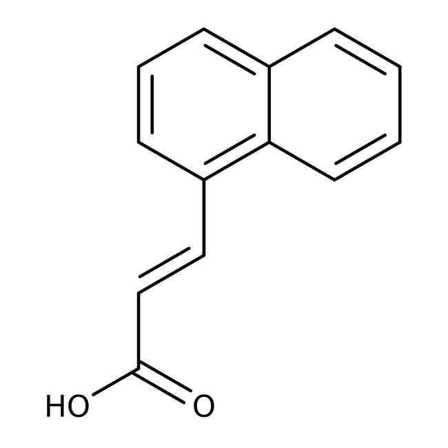3-(1-Naphthyl)acrylic acid, 98%, C13H10O