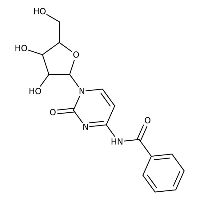 N4-Benzoylcytidine, 99%, C16H17N3O6, CAS