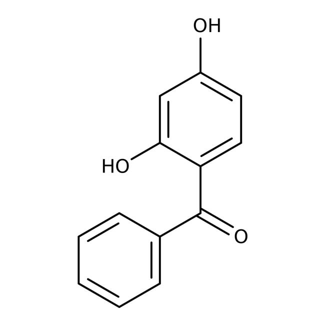2,4-Dihydroxybenzophenone, 99%, C13H10O3