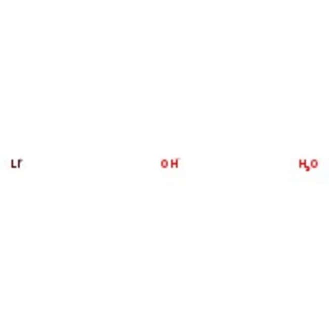 Lithium hydroxide monohydrate, H3LiO2, C