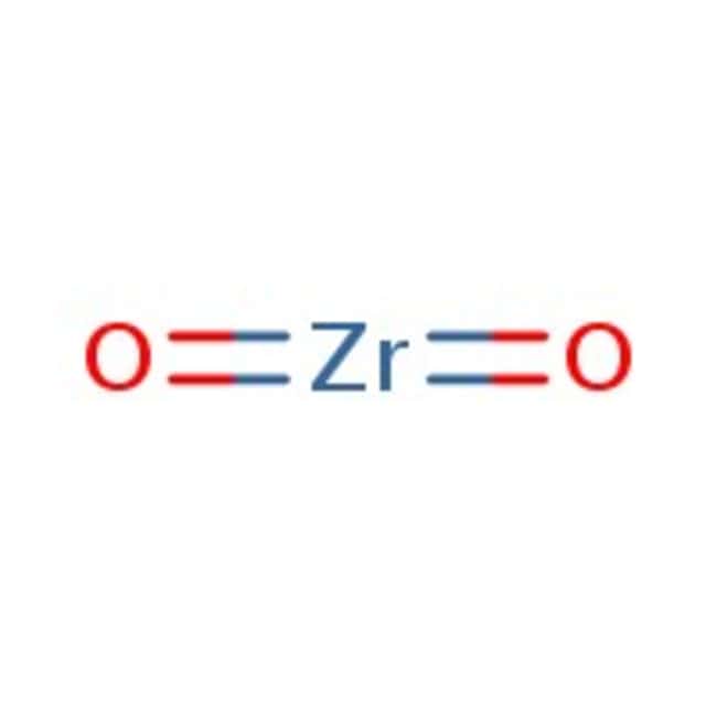 Zirconium(IV) oxide, 99.4%, O2Zr, CAS Nu