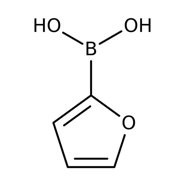 Furan-2-boronic acid, 97%, C4H5BO3, CAS