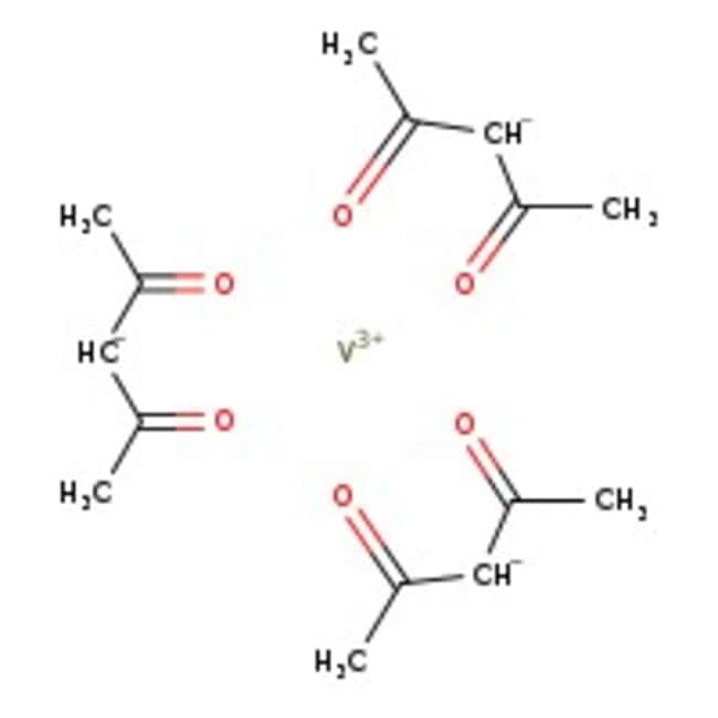 Vanadium(III) 2,4-pentanedionate, 97% (t