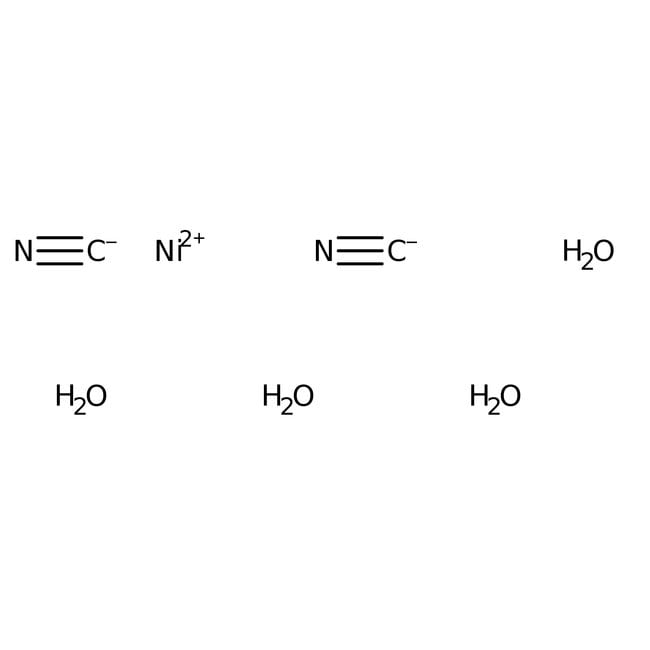 Nickel(II) cyanide tetrahydrate, C2H8N2N