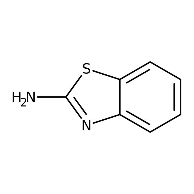 2-Aminobenzothiazole, 98%, C7H6N2S, CAS