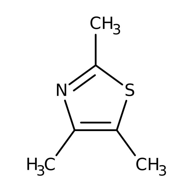 2,4,5-Trimethylthiazole, 98%, C6H9NS, CA