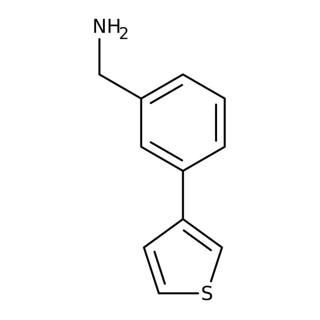 (3-Thien-3-ylphenyl)methylamine, 90%, C1