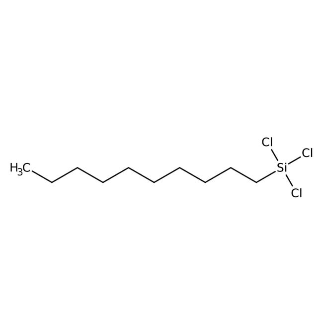 n-Decyltrichlorosilane, 97%, C10H21Cl3Si