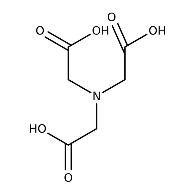Nitrilotriacetic acid, 99%, C6H9NO6, CAS