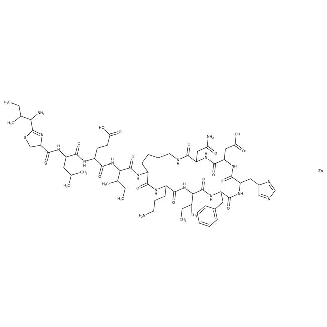 Bacitracin, C66H103N17O16S, CAS Number-1