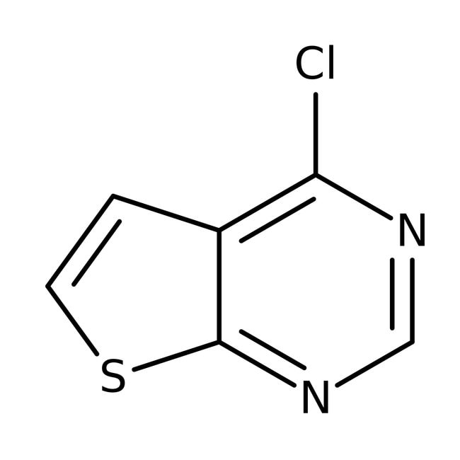 4-Chlorothieno[2,3-d]pyrimidin, tech., M