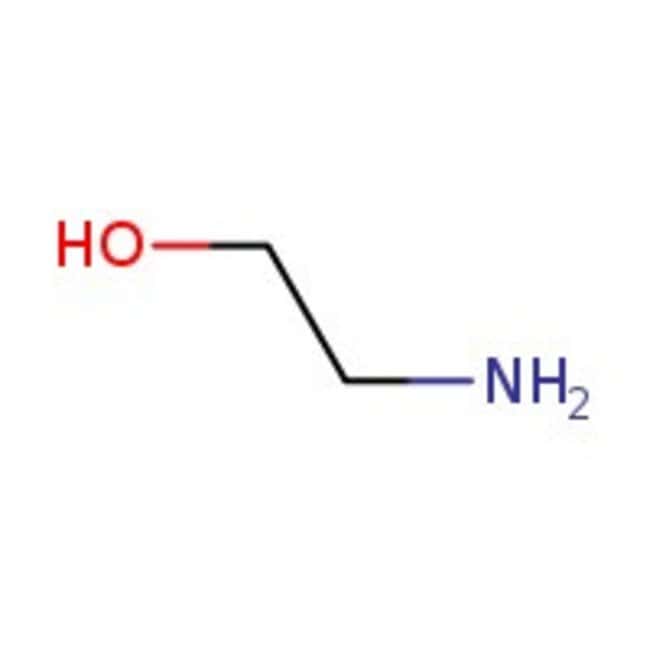 Ethanolamine, 99%, C2H7NO, CAS Number-14