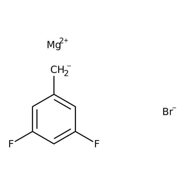 3,5-Difluorobenzylmagnesium bromide, C7H
