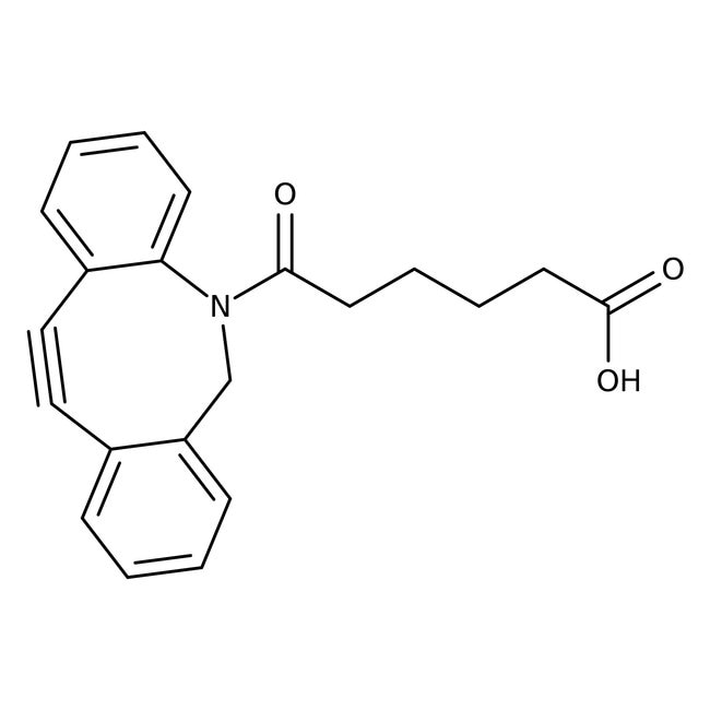 Azadibenzocyclooctyne acid, C21H19NO3, C