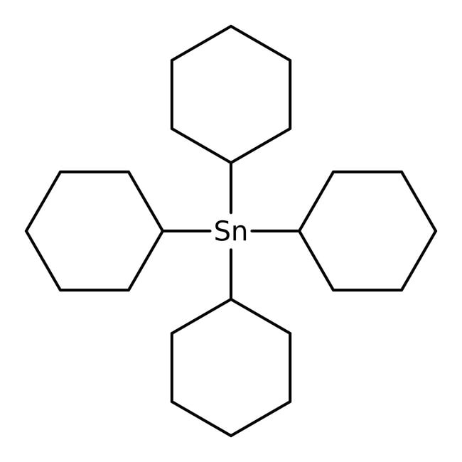 Tetracyclohexyltin, C24H44Sn, CAS Number