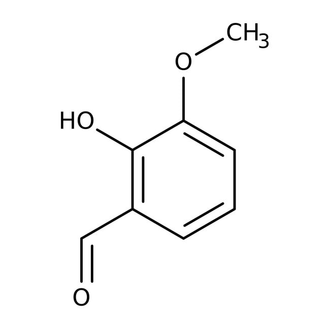 2-Hydroxy-3-methoxybenzaldehyde, 99%, C8