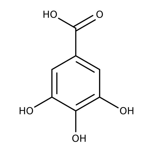 3,4,5-Trihydroxybenzoic acid, 99%, C7H6O
