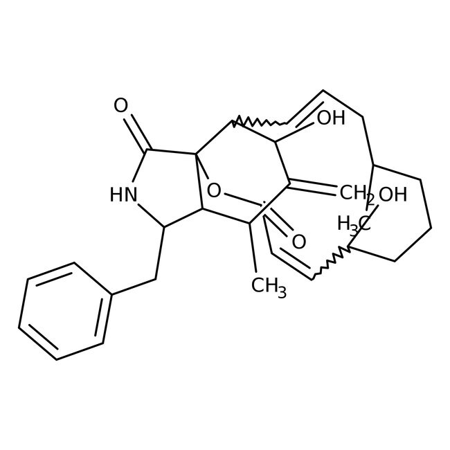 Cytochalasin B, C29H37NO5, CAS Number-14