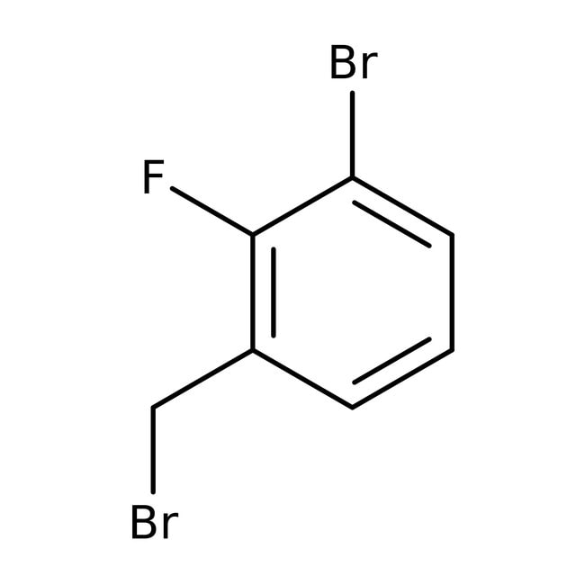 3-Bromo-2-fluorobenzyl bromide, 97%, C7H