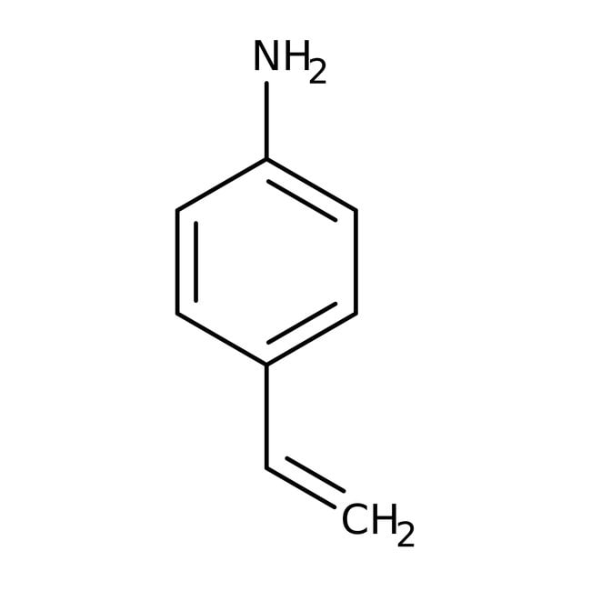 4-Aminostyrene, 97%, C8H9N, CAS Number-1